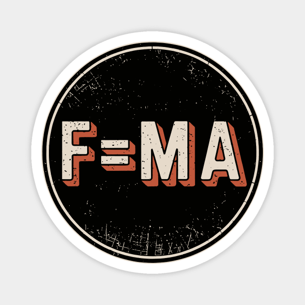 F = ma Magnet by CreativeSage